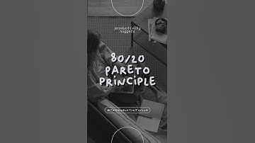 The 80/20 Rule: Work Smarter, Not Harder!