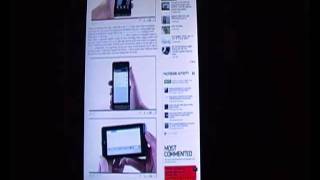 Dell Streak 7 wifi Model flash video demo
