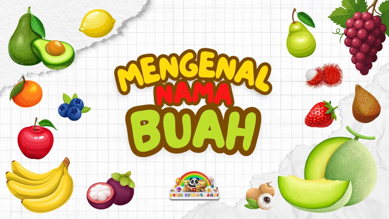 Mengenal Nama-Nama Buah 🍎| Belajar Buah untuk Anak anak 🍇| Video Edukasi Anak PAUD & SD