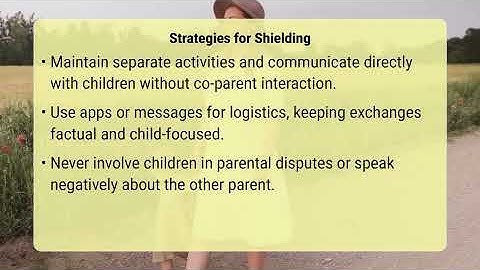 How To Shield Kids From Parental Conflict?