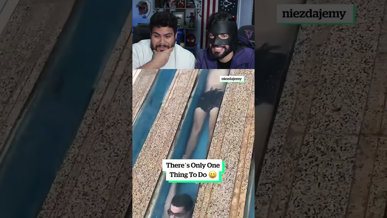 TÚNEL NA PISCINA!
