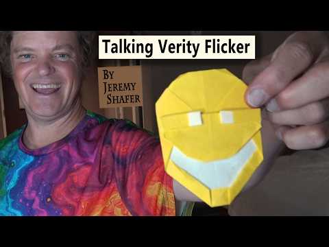 Origami Verity Monster Flicker - Hello I'm Verity!