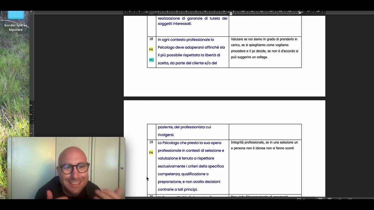 ART 18 19  rispetto libera scelta e contesti valutativi (selettivi)