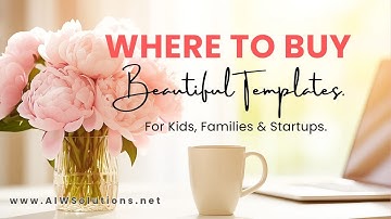 Beautiful Templates for Kids, Families & Startups | Make Life Easier with AIW Solutions #startup