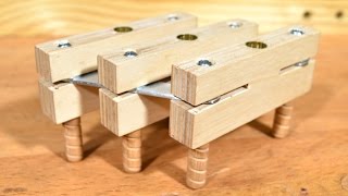 This DIY Self–Centering Doweling Jig can be build in 1 hour. All you