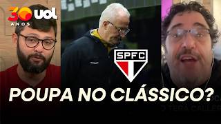 SÃO PAULO DEVE POUPAR CONTRA O PALMEIRAS? 'TITULAR JÁ NÃO É GRANDE COISA…' CASÃO E LAVIERI DEBATEM!