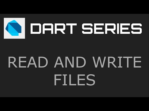 Read and Write File - Dart Programming