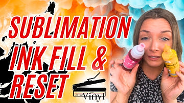 Sublimation Ink 101: Refill & Reset Made Easy - Step-by-Step Guide #sublimation