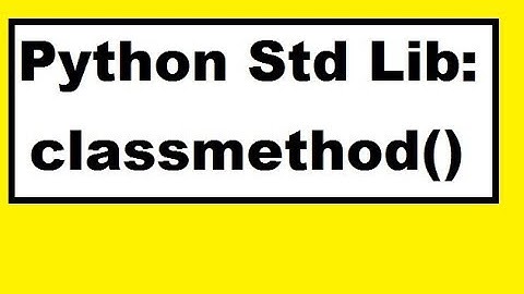 Python Standard Library Functions Part4