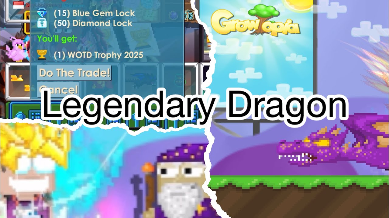 Road To Legendary Dragon  Selesai Dalam 1 Hari? kok Bisa? | Growtopia