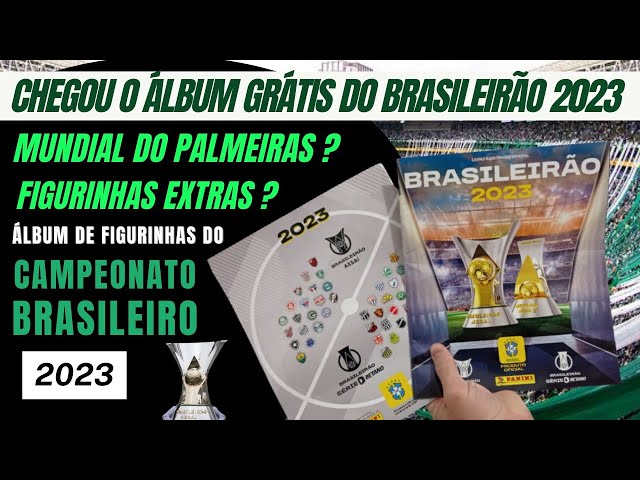 Chegou o Álbum Grátis de Figurinhas do Brasileirão 2023 - Tem Extras e o  Mundial do Palmeiras 