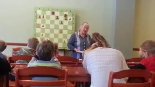 Занятие с гроссмейстером Л.С. Белавенец: Занятие с гроссмейстером Л.С. Белавенец:
