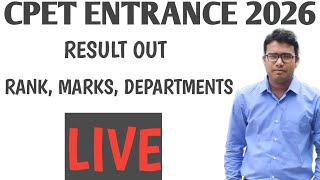 CPET RESULT OUT 2026 || DOUBT CLEARING SESSION