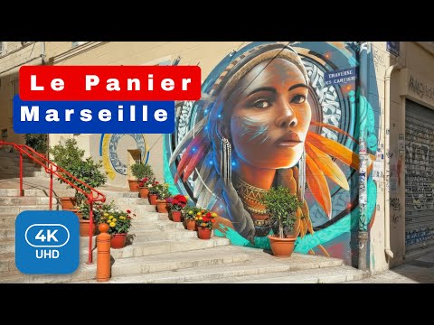 Walking Through Le Panier Marseille's Oldest Most Colorful District 4K UHD