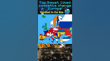 Top 3 most liked comments change Europe 🇪🇺 (Ep. 3) #shorts #europe #map #geography #comment