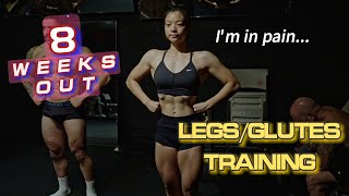 8 WEEKS OUT FROM MY FIRST BIKINI COMPETITIONWNBF|LEGS & GLUTES DAY|ULTRAFLEX FITNESS