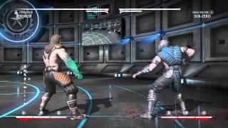 MKX Tremor 35% meterless & 48% 1 meter Corner Combos