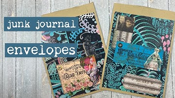🌴Easiest Envelope Junk Journal Tutorial - Step by step