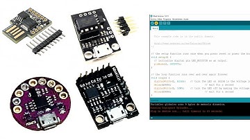 ⚡Cómo programar las placas de desarrollo basadas en Attiny85 con Arduino IDE