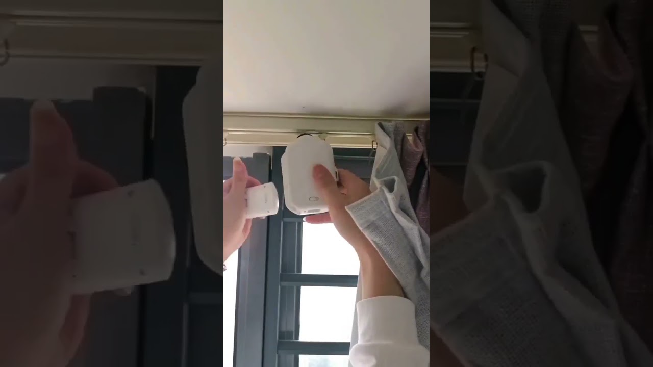 Aqara Smart Curtain Motor E1 (Rod Version, 1 Pack), REQUIRES AQARA Zigbee 3.0 HUB