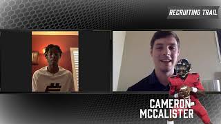 Recruiting Trail: Cameron McCalister Clear Brook Quarterback #IHSS #TXHSFB