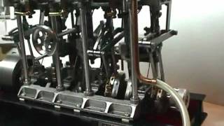 Stuart Triple steam engine running on air