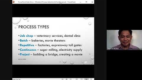 Process Selection and Facility Layout