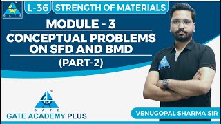 Strength of Materials | Module 3 | Conceptual Problems on SFD and BMD (Part - 2) | (Lecture 36)