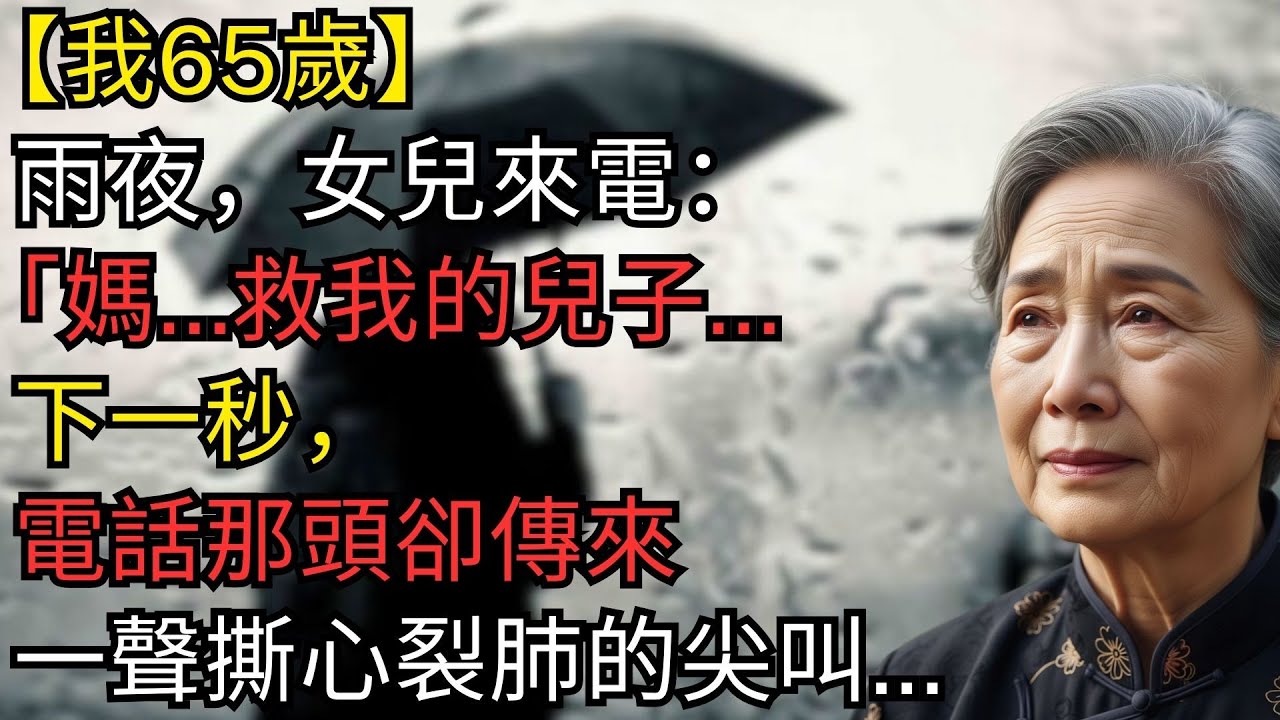 【我65歲】雨夜，女兒來電：「媽…救我的兒子…」下一秒，電話那頭卻傳來一聲撕心裂肺的尖叫…