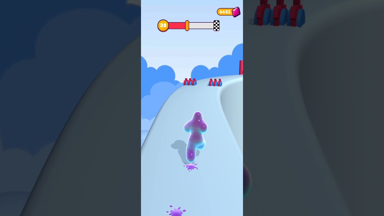 satisfying video/funny video/Blob runner 3D 