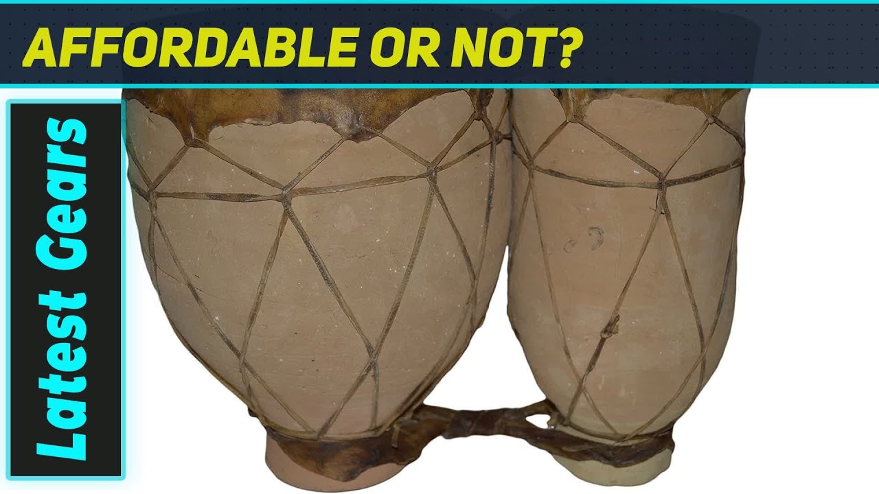 Лучший марокканский двойной барабан джембе: звук ремесленного глиняного инструмента и глубокий бас!