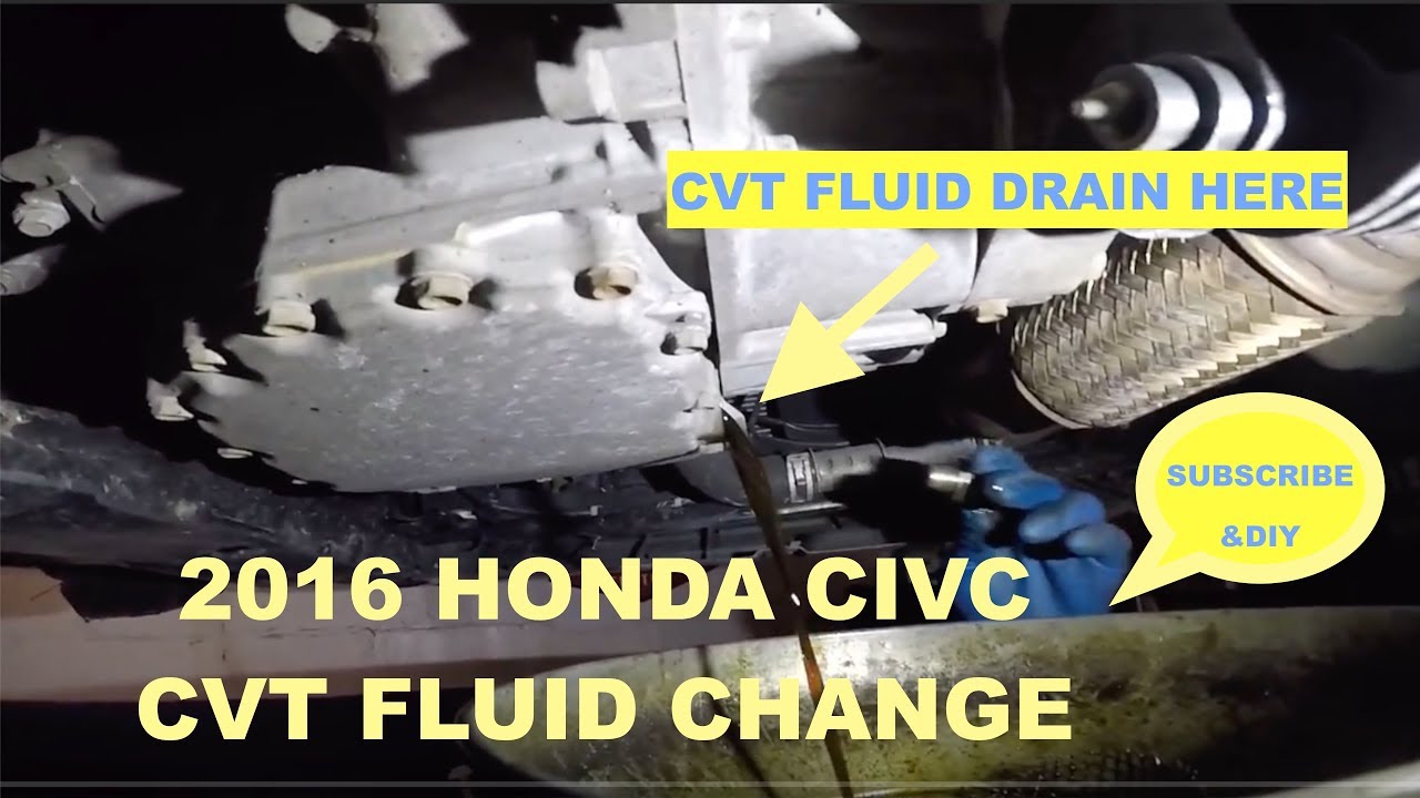 2016 Honda Civic How to Do Transmission Flush - YouTube