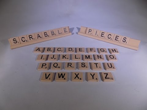 3D Printed Scrabble Set
