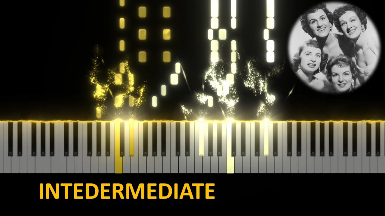 Mr  Sandman - The Chordettes | INTERMEDIATE Piano Tutorial