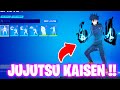 All JUJUTSU KAISEN Skins &amp; Cosmetics in Fortnite Update Chapter 4 Season 3 (gojo satoru Fortnite)