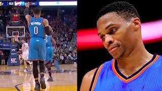 Russell Westbrook Was SHAQTIN' with 6-Step Traveling Violation vs Warriors