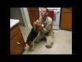 US Marine Surprise His Beagle Dog