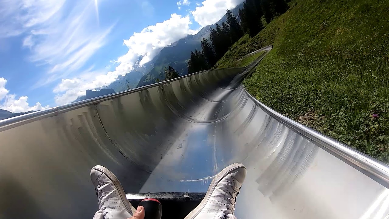 CRAZY MOUNTAIN ROLLER COASTER Switzerland toboggan run YouTube