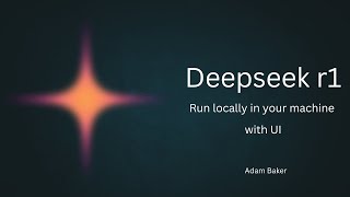 How to run Deepseek r1 in your local machine | Deepseek r1 1.5b | OpenWebUI