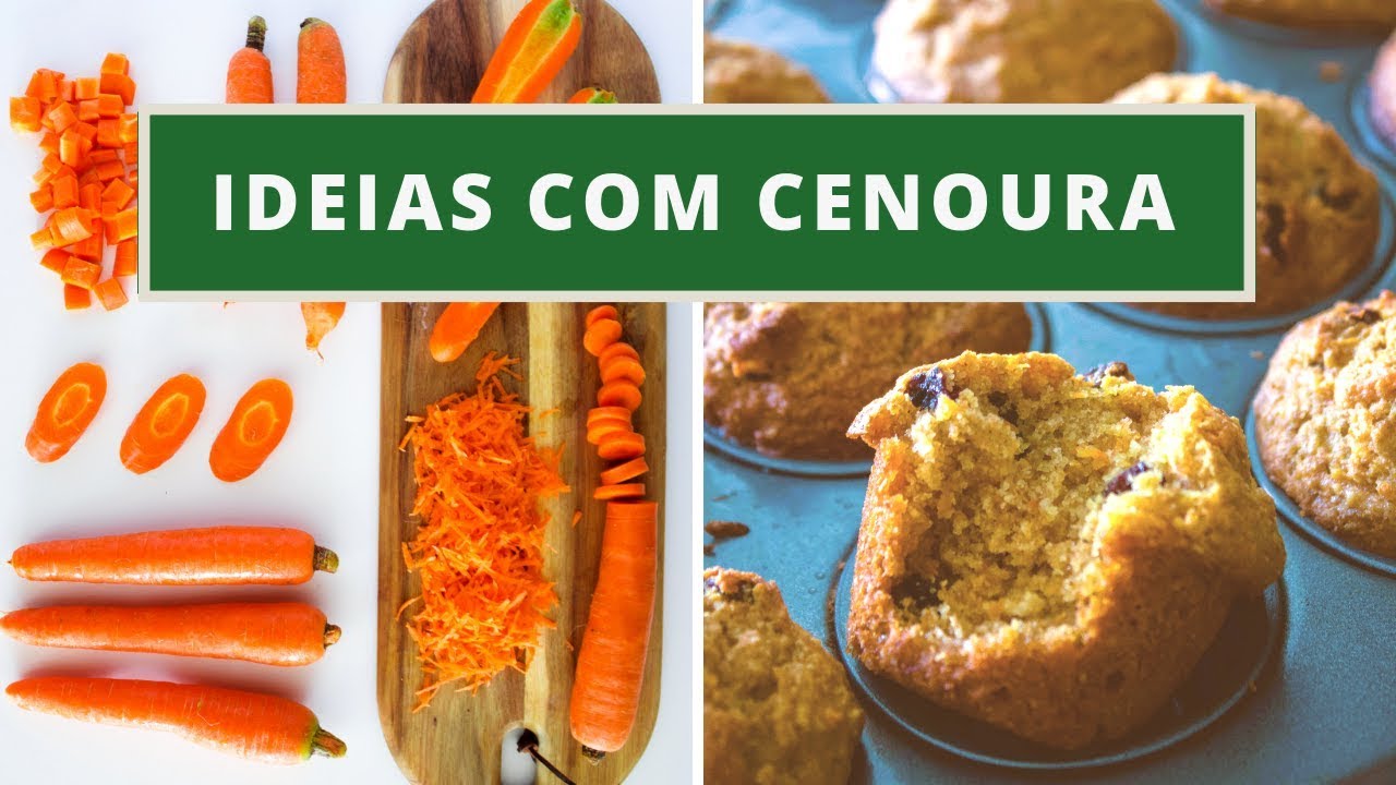 IDEIAS DE RECEITAS COM CENOURA | O que fazer com cenoura | MARINA MORAIS