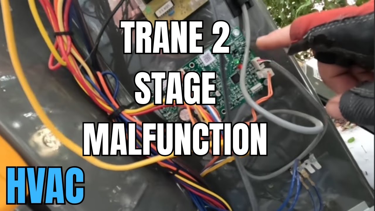 Двухступенчатый тепловой насос TRANE вышел из строя.