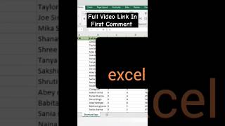 Shortcut keys Excel #excel #practice