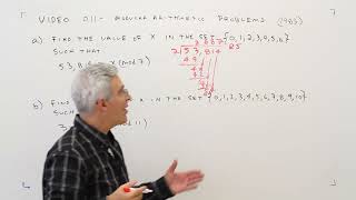 O11--Modular Arithmetic Problems