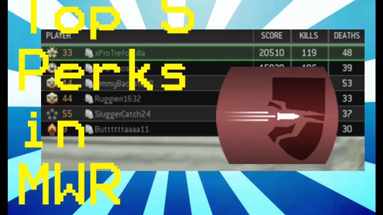 Top 5 Perks in Modern Warfare Remastered!