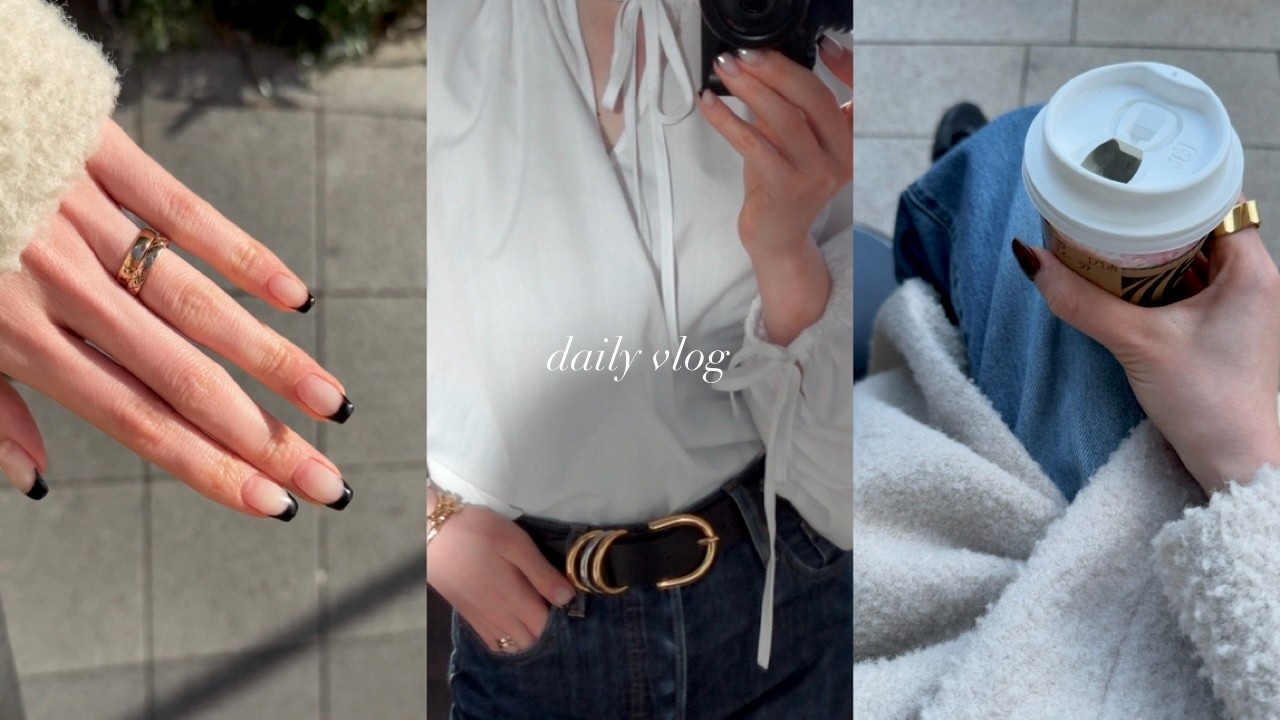 vlog | 2月の日常と購入品開封🍇新しいネイル・東京カフェ・ランチ | 20代OLの日常