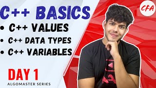 C++ Bootcamp - Lecture 1 || C++ Values, C++ Variables, C++ Data Types