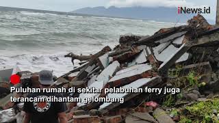 Gelombang Tinggi Hantam Pesisir Utara Sikka NTT