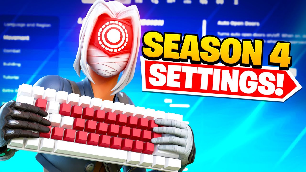 BEST Season 4 PC Keyboard & Mouse Settings, Sensitivity + Keybinds In Fortnite!