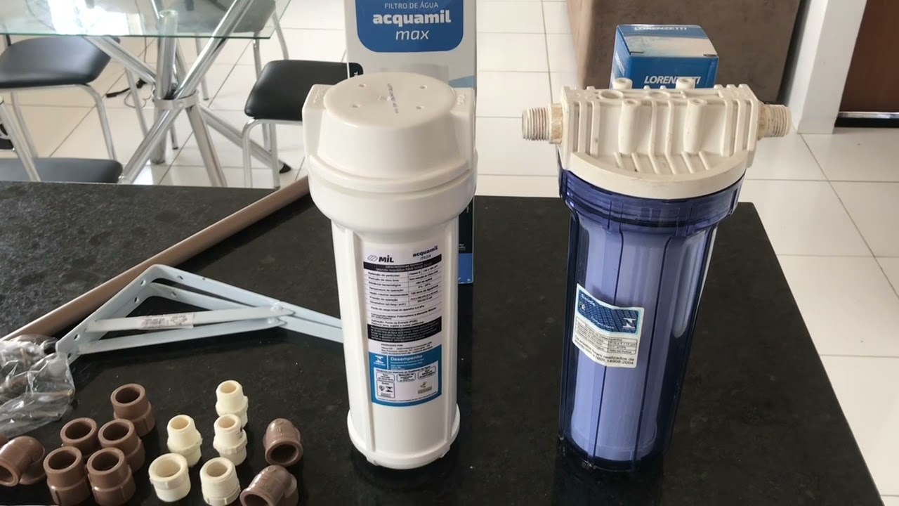 Filtro embaixo da pia / Como substituí a água mineral.