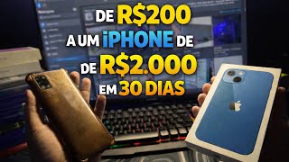Transformando R$ 200 em um iPhone de R$ 2.000 em 30 DIAS no marketplace (BRIQUE)